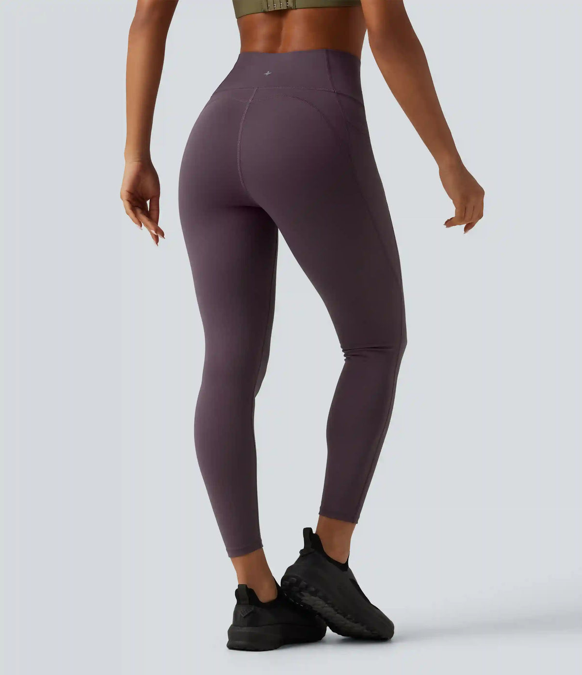 High Waisted Tummy Control Training Leggings with Pockets