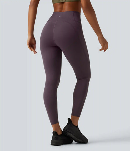 High Waisted Tummy Control Training Leggings with Pockets