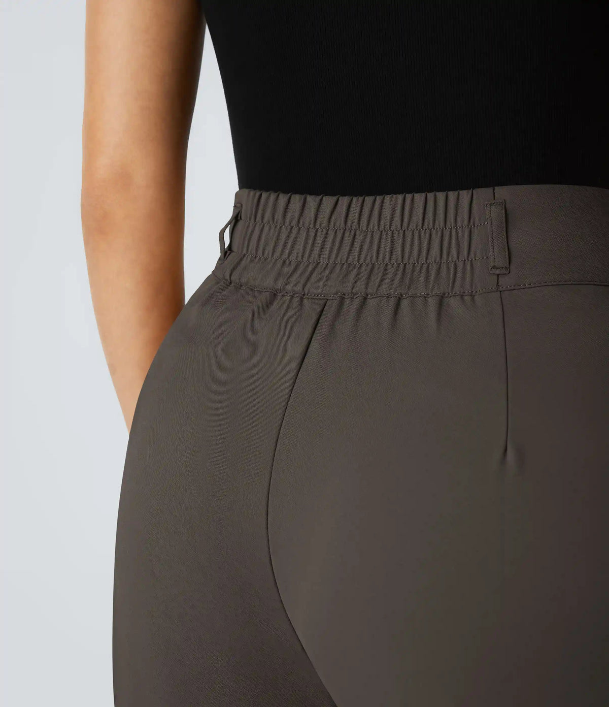 Halara Flex™ High Waisted Zipper Pocket Shirred Straight Leg Work Pants
