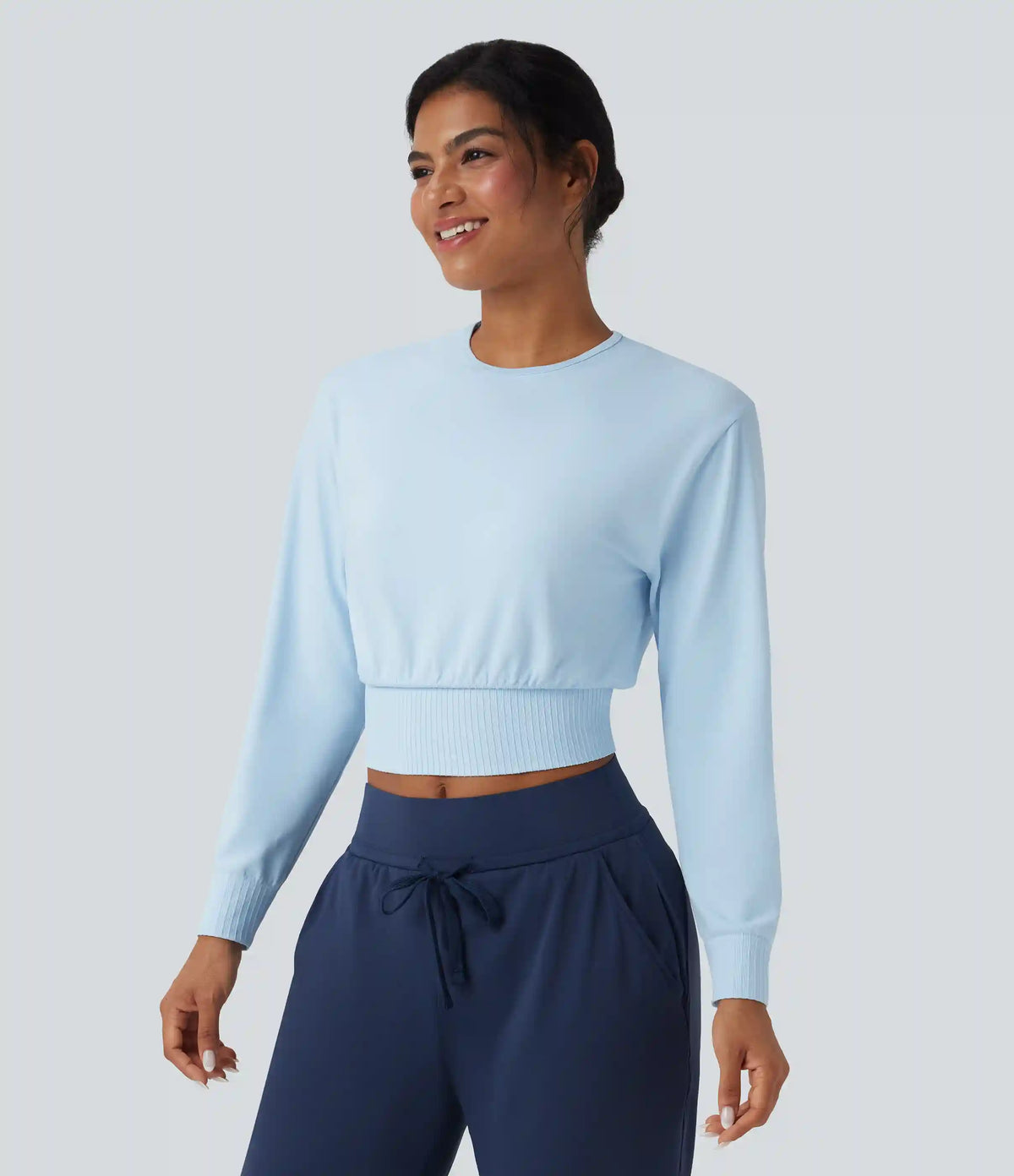 OneForm Seamless Flow Round Neck Long Sleeve Workout Sports Top