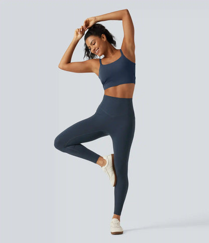Halara UltraSculpt™ Curvy High Waisted Tummy Control Shaping Yoga Leggings with Pockets