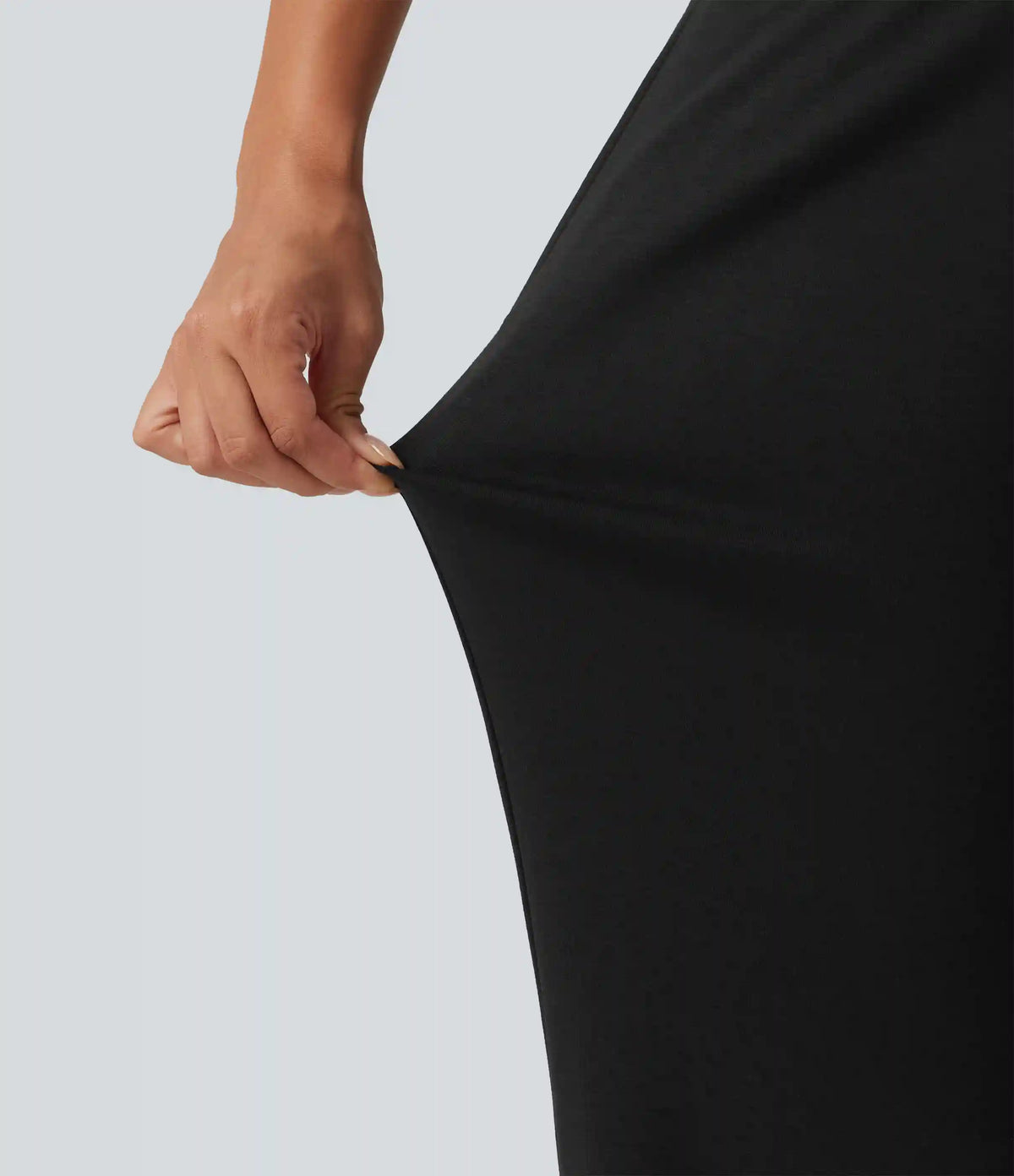 Mid Rise Drawstring Bootcut Casual Sweatpants with Pockets