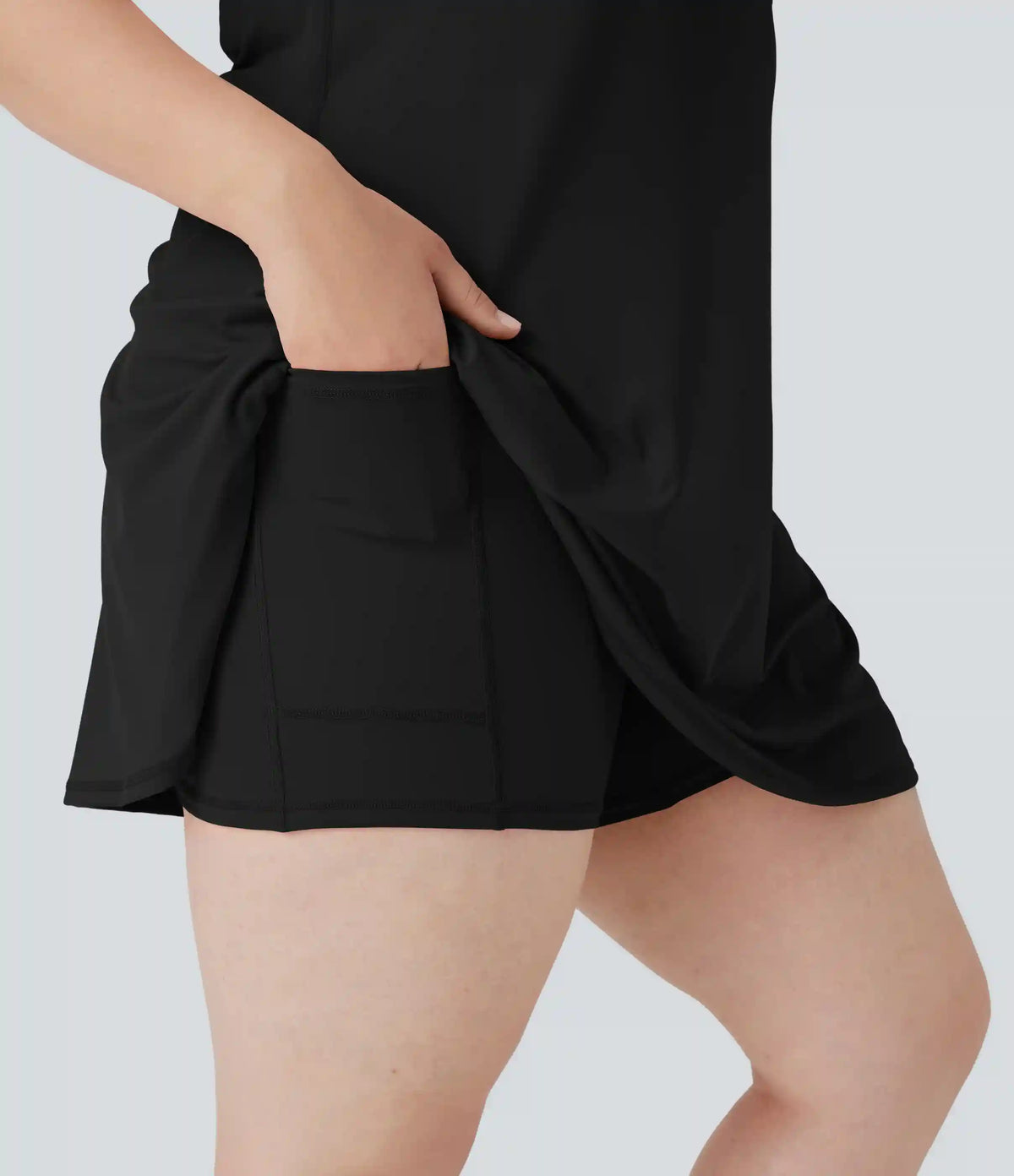 SoftlyZero™ Plush Active Plus Size Dress-Longer Length-Easy Peezy Edition