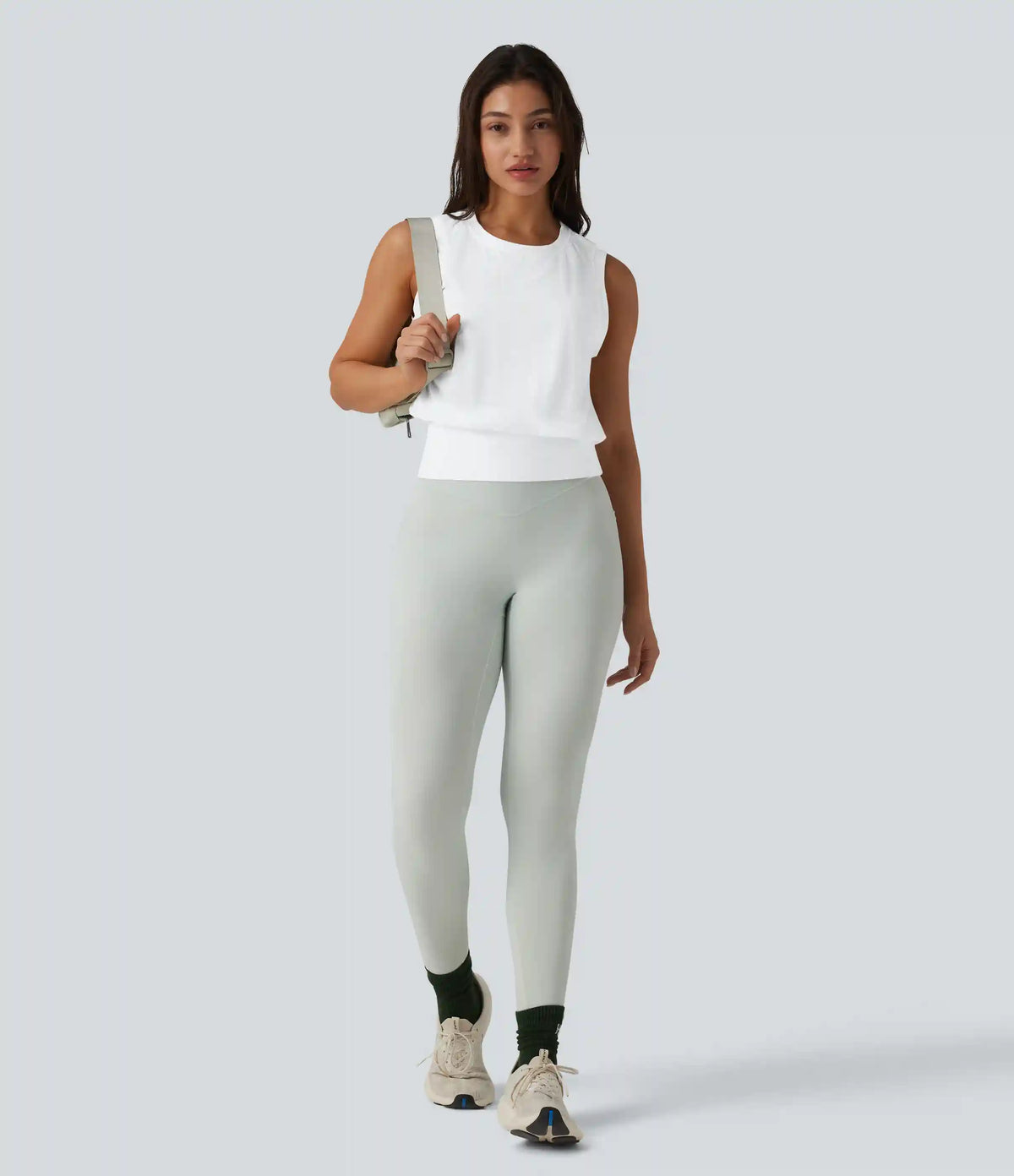 Round Neck Workout Tank Top