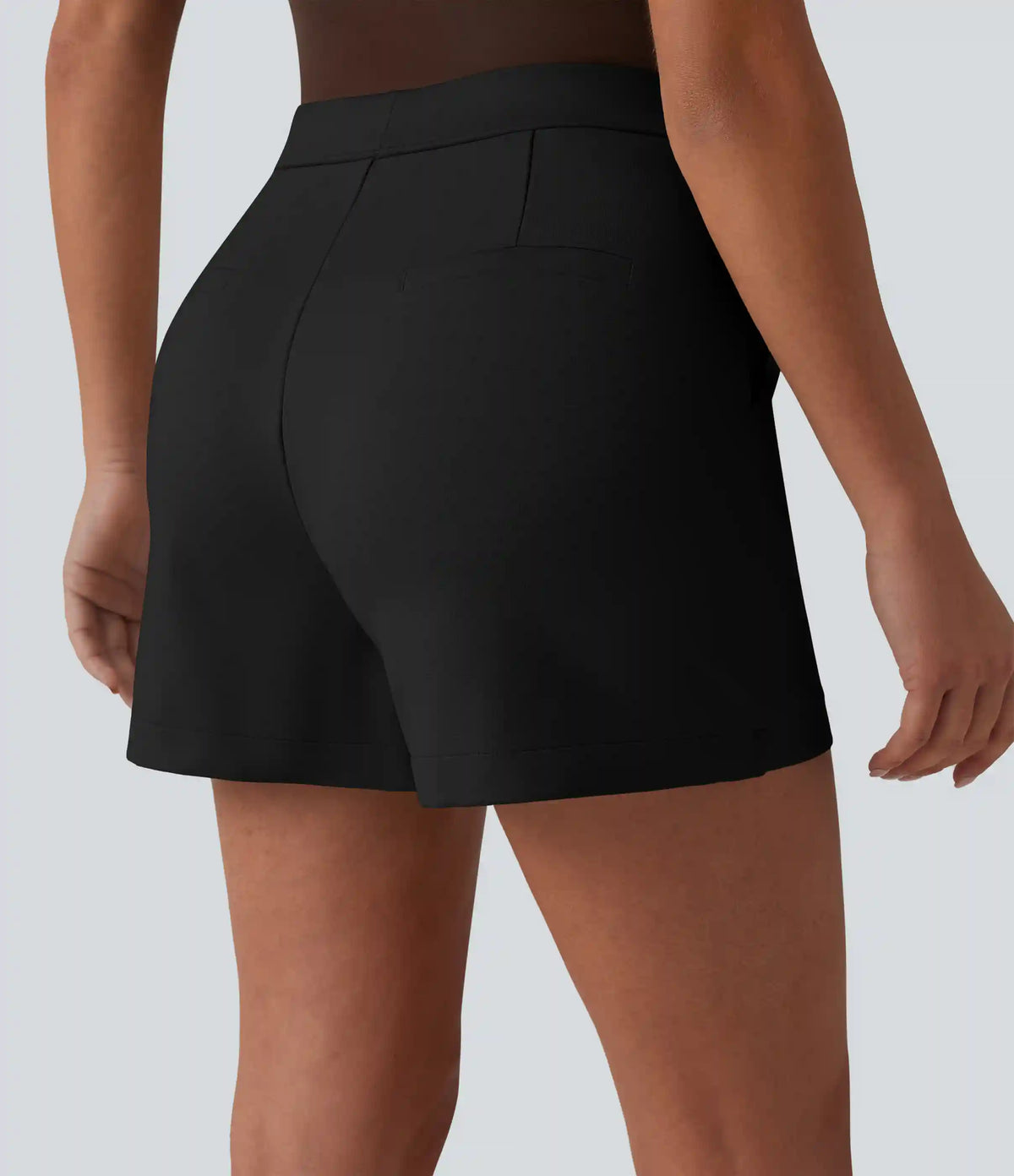 High Waisted Work Shorts 3'' with Pockets