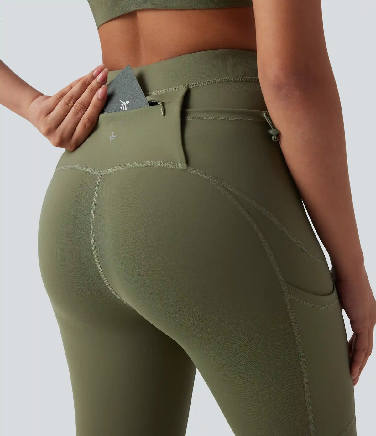 SpeedWave™ High Waisted Loop Quick Dry Hiking Leggings with Pockets