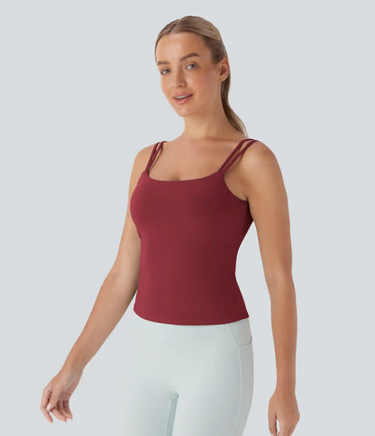 Double Straps Yoga Tank Top