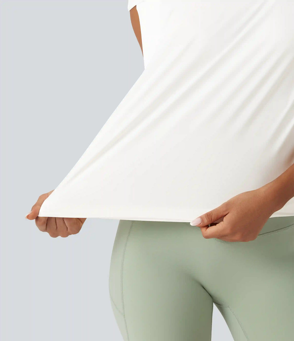 Off Shoulder InstantCool Workout Sports Top-UPF50+