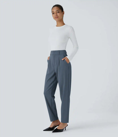 Halara Flex™ High Waisted Pocket Solid Work Tapered Pants