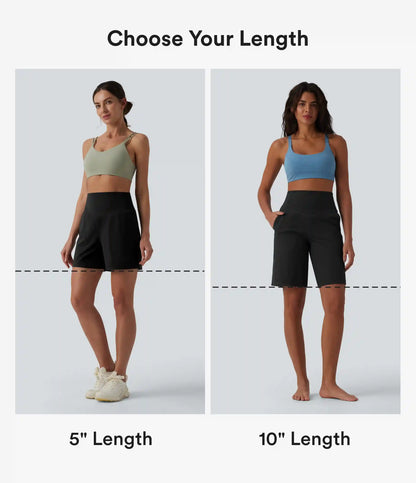 Halara UltraSculpt™ High Waisted Tummy Control Yoga Bermuda Shorts 10'' with Pockets