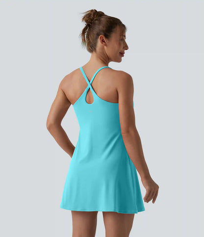 Softlyzero™ Plush Backless Active Dress-Easy Peezy Edition DD-F