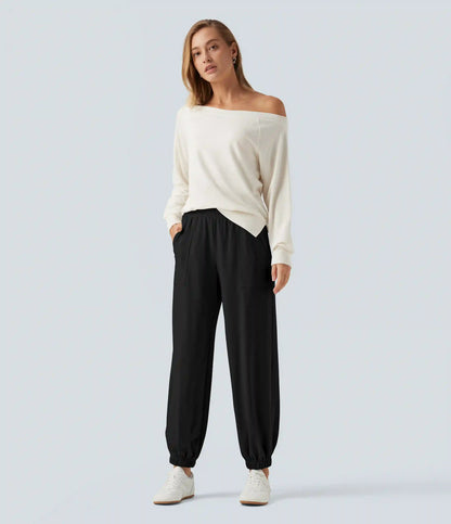 Low Rise Casual Sweatpants with Pockets