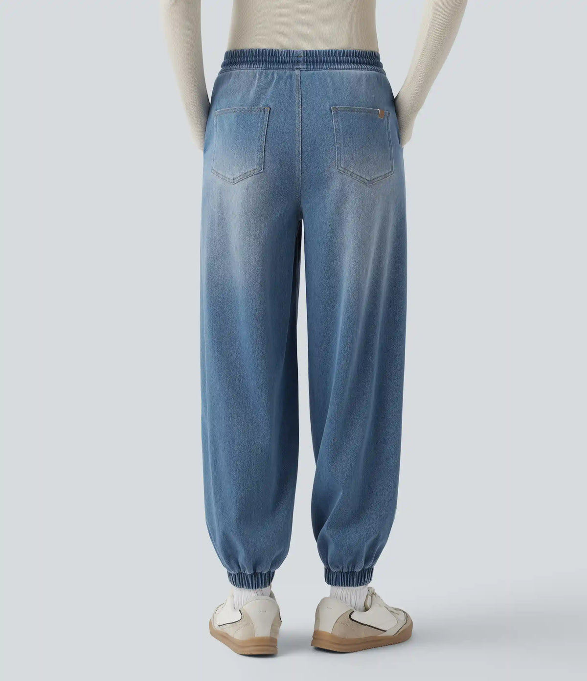 Halara Flex™ Mid Rise Drawstring Casual Sweatpants Jeans with Pockets