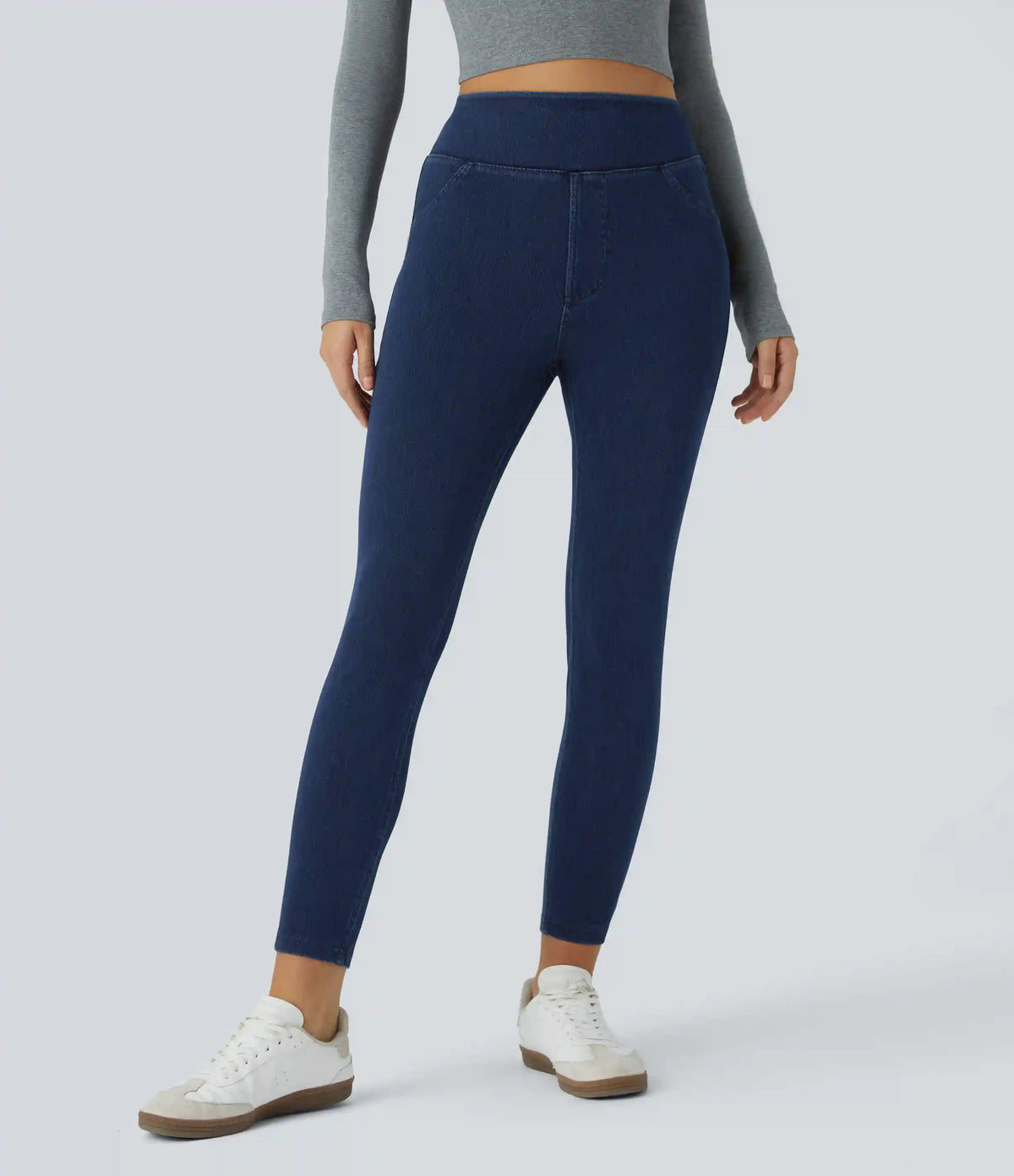 Halara Flex™ High Waisted Pocket Denim Casual Leggings