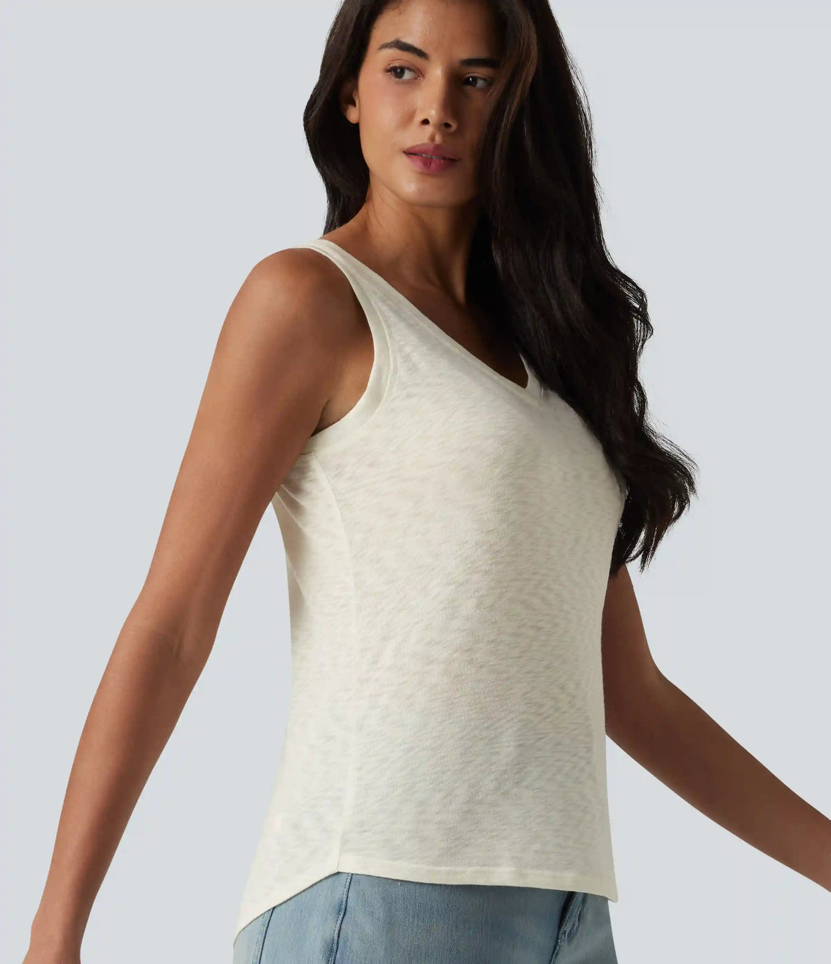 V Neck Casual Tank Top
