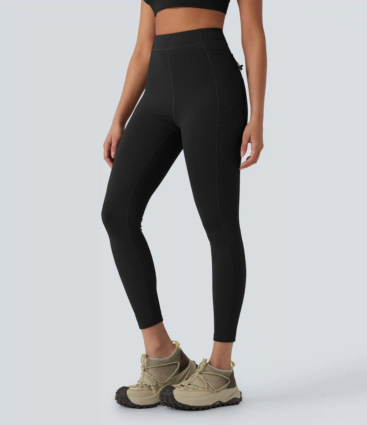SpeedWave™ High Waisted Loop Quick Dry Hiking Leggings with Pockets