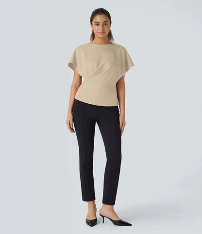 Short Sleeve Work Top