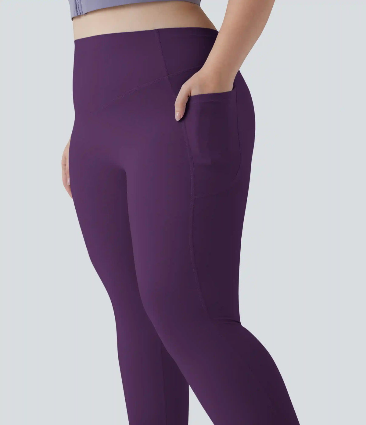 Halara UltraSculpt™ High Waisted Scrunch Butt Lifting Tummy Control Pocket Shaping Training Plus Size Leggings
