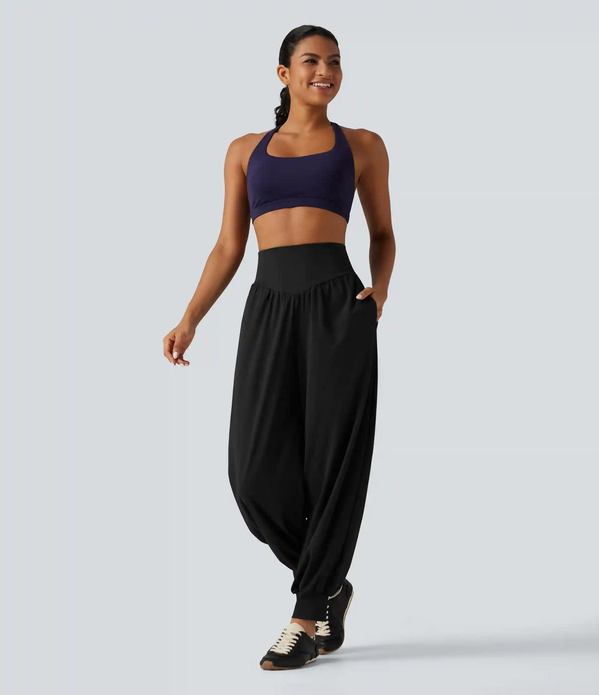 Super High Waisted Yoga Joggers with Pockets