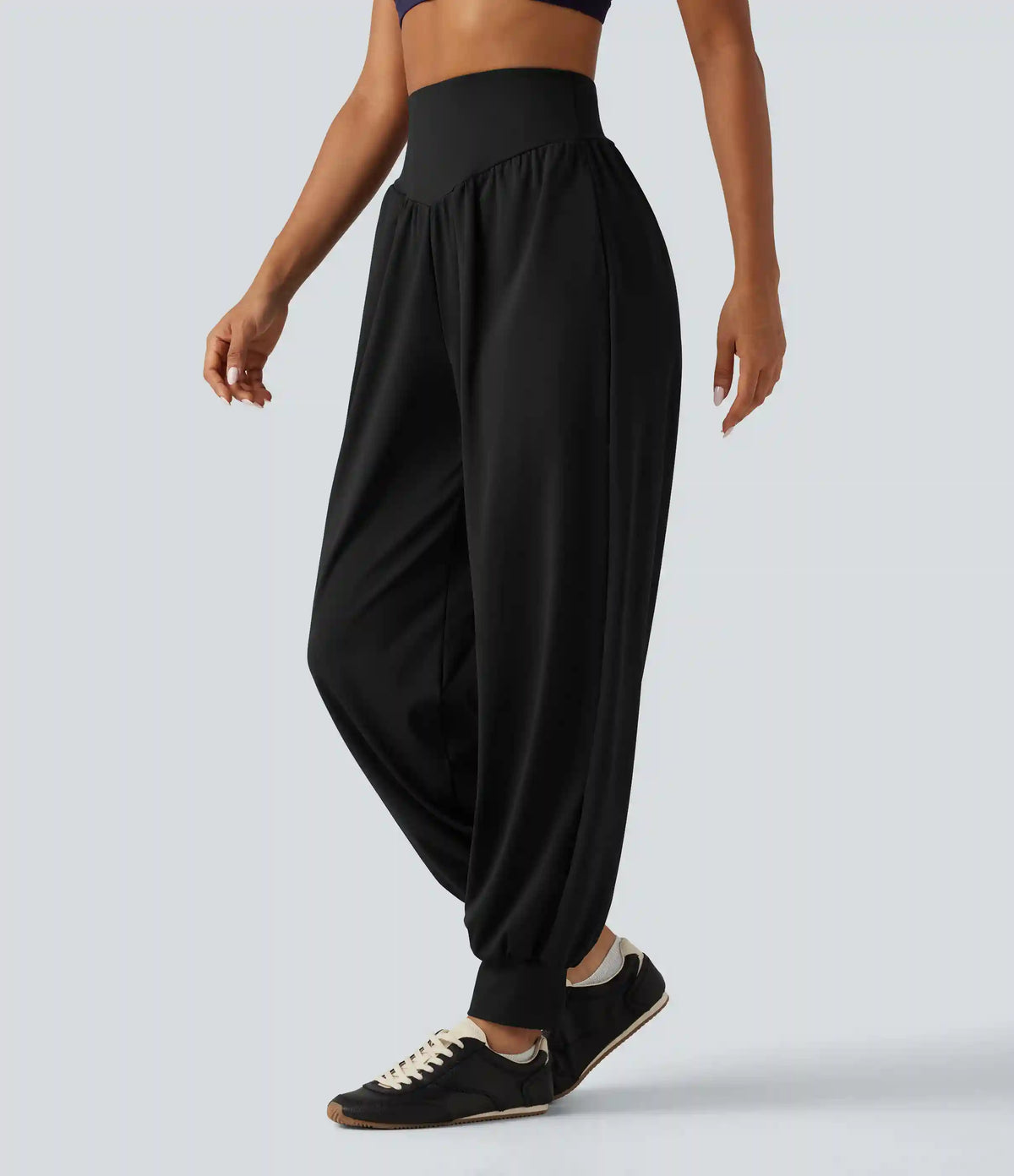 Super High Waisted Yoga Joggers with Pockets