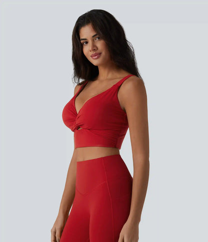 Halara UltraSculpt™ Low Support Push-Up Yoga Sports Bra DD-F Cups