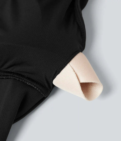 SoftlyZero™ V Neck Built-in-Bra Yoga Tank Top
