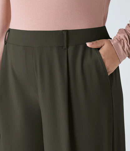 Halara Flex™ DayStretch High Waisted Pocket Straight Leg Work Plus Size Pants