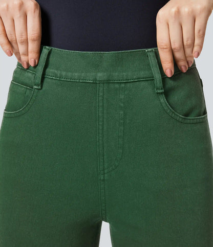 Halara Flex™ High Waisted Pockets Colorful Casual Bootcut Jeans