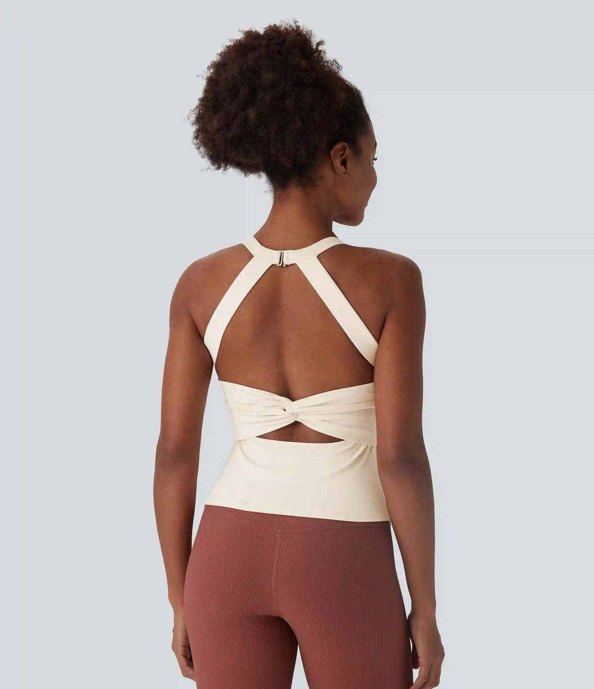 SoftlyZero™ Plush Cut Out Yoga Tank Top A-D Cups