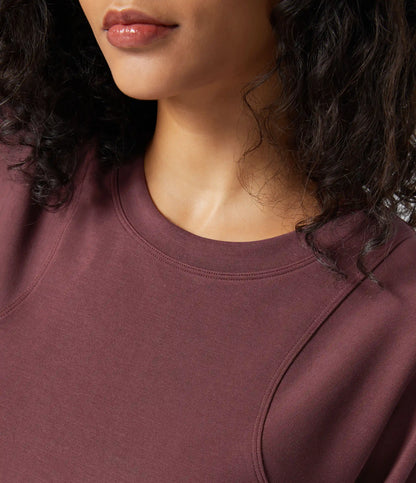 SpacerTek™ Round Neck Raglan Sleeve Solid Casual Sweatshirt