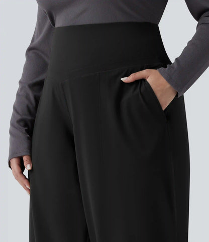 Halara UltraSculpt™ High Waisted Tummy Control Straight Leg Yoga Plus Size Pants with Pockets