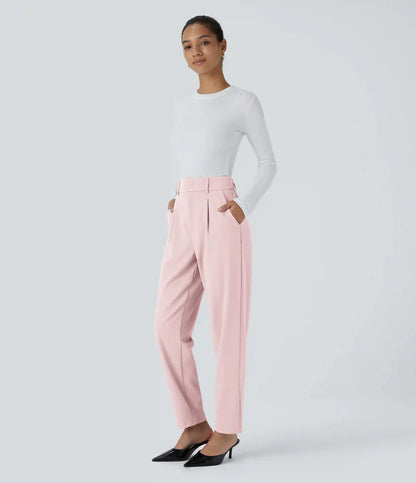 Halara Flex™ High Waisted Pocket Solid Work Tapered Pants