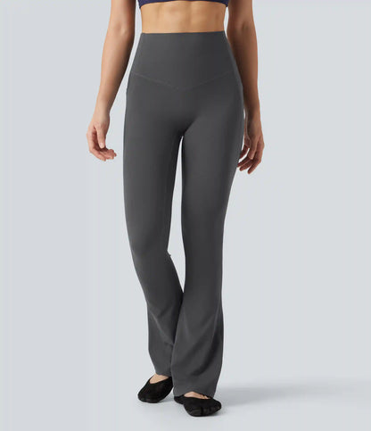 Halara UltraSculpt™ High Waisted Tummy Control Shaping Bootcut Yoga Leggings with Pockets