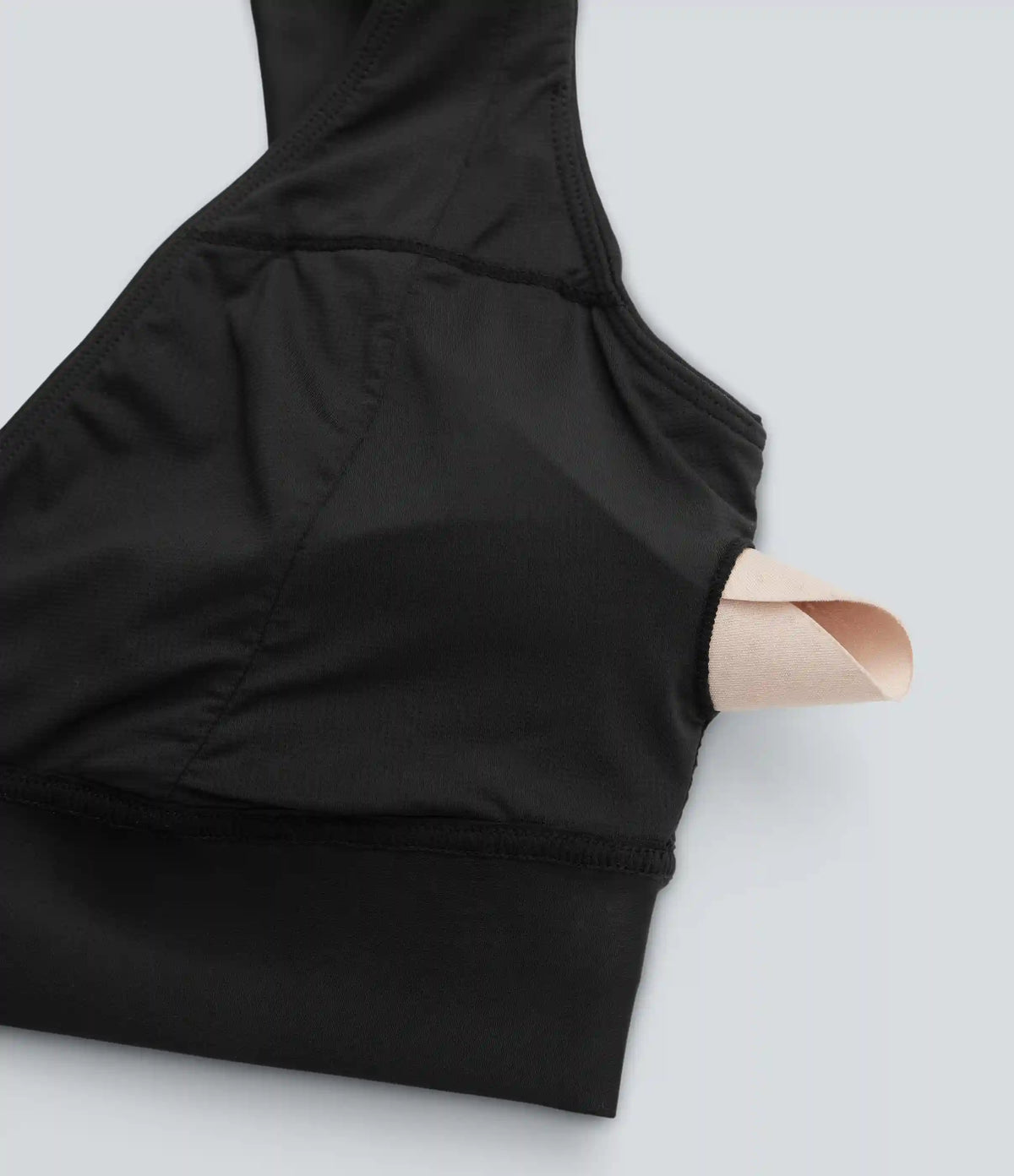 Light Support Sheen Yoga Sports Bra A-D Cups
