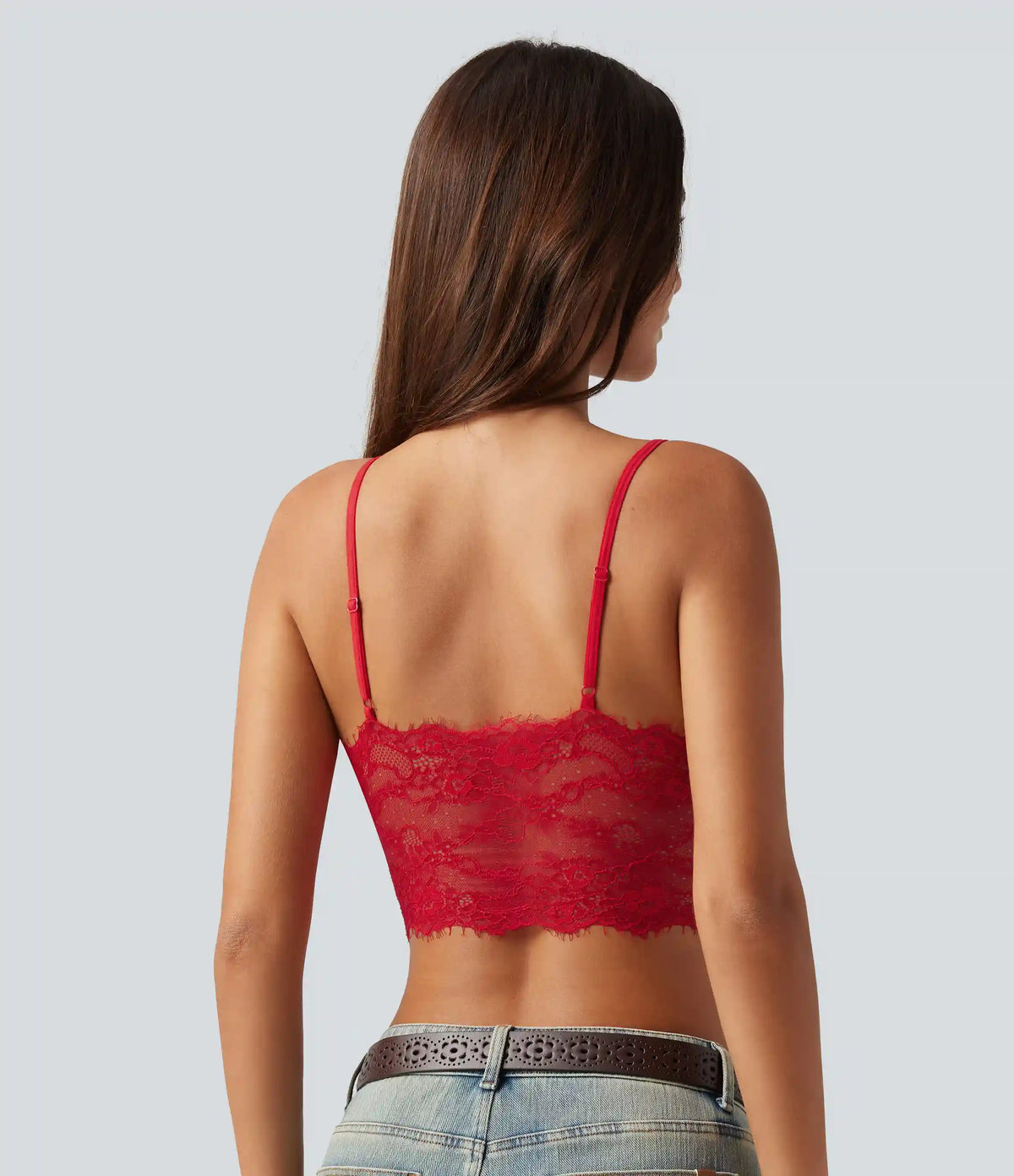 OneForm Seamless Flow Low Support Contrast Lace Casual Sports Bra