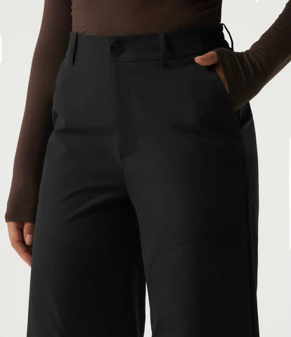 High Waisted Wide Leg Hiking Pants with Pockets