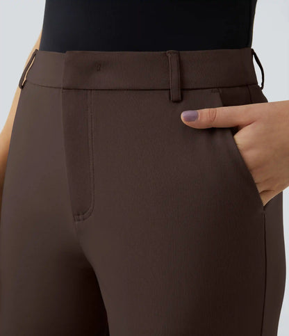 Halara Flex™ Mid Rise Pocket Straight Leg Work Pants