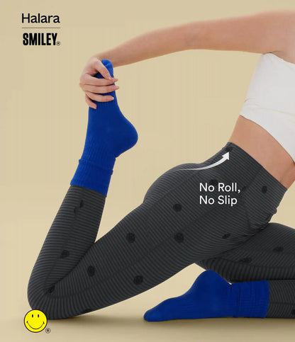 Halara X Smiley® Halara UltraSculpt™ Stripe Print High Waisted Scrunch Butt Lifting Tummy Control Training Leggings with Pockets