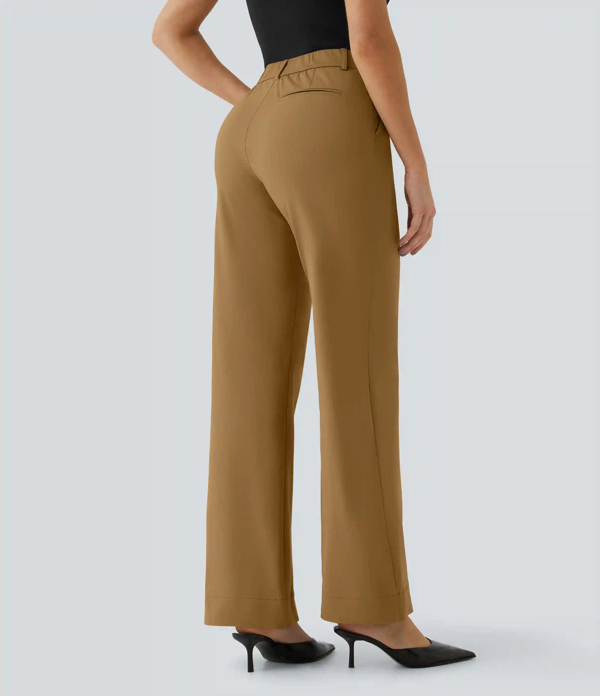 Halara Flex™ Mid Rise Pocket Straight Leg Work Pants
