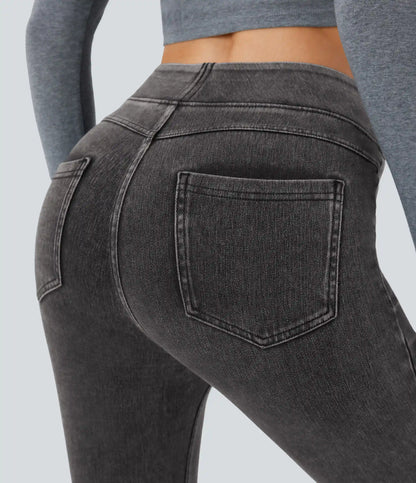 Halara Flex™ High Waisted Pocket Denim Casual Leggings