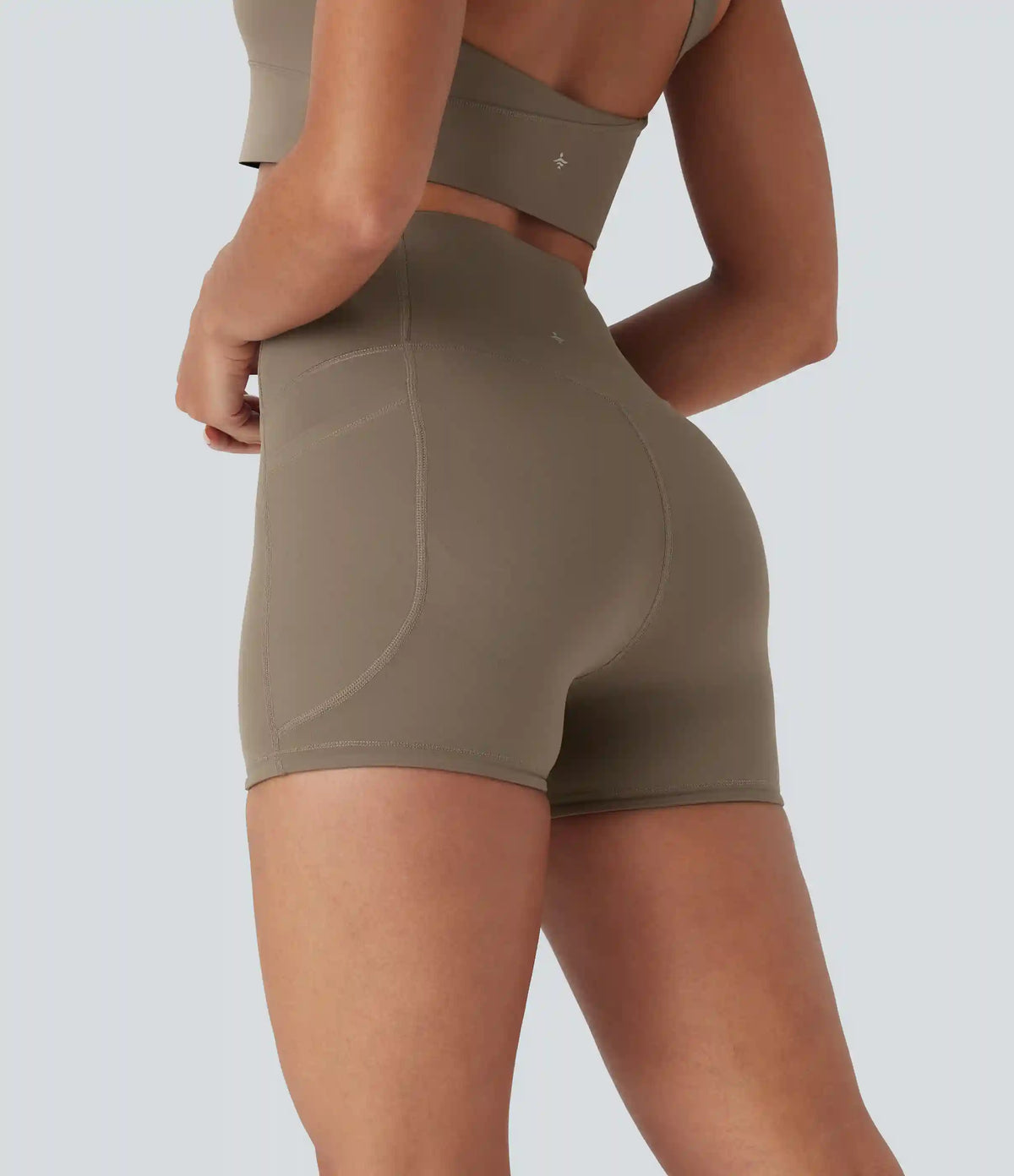 Halara UltraSculpt™ High Waisted Butt Lifting Tummy Control Pocket Shaping Training Biker Shorts 3''