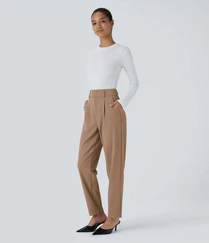 Halara Flex™ High Waisted Pocket Solid Work Tapered Pants