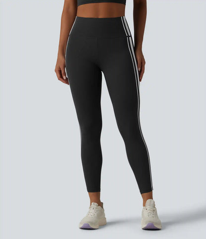 Halara UltraSculpt™ High Waisted Tummy Control Side Stripe Yoga Leggings with Pocket