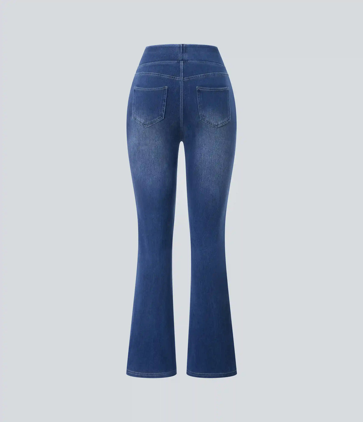 Halara Flex™ High Waisted Pockets Washed Casual Bootcut Jeans