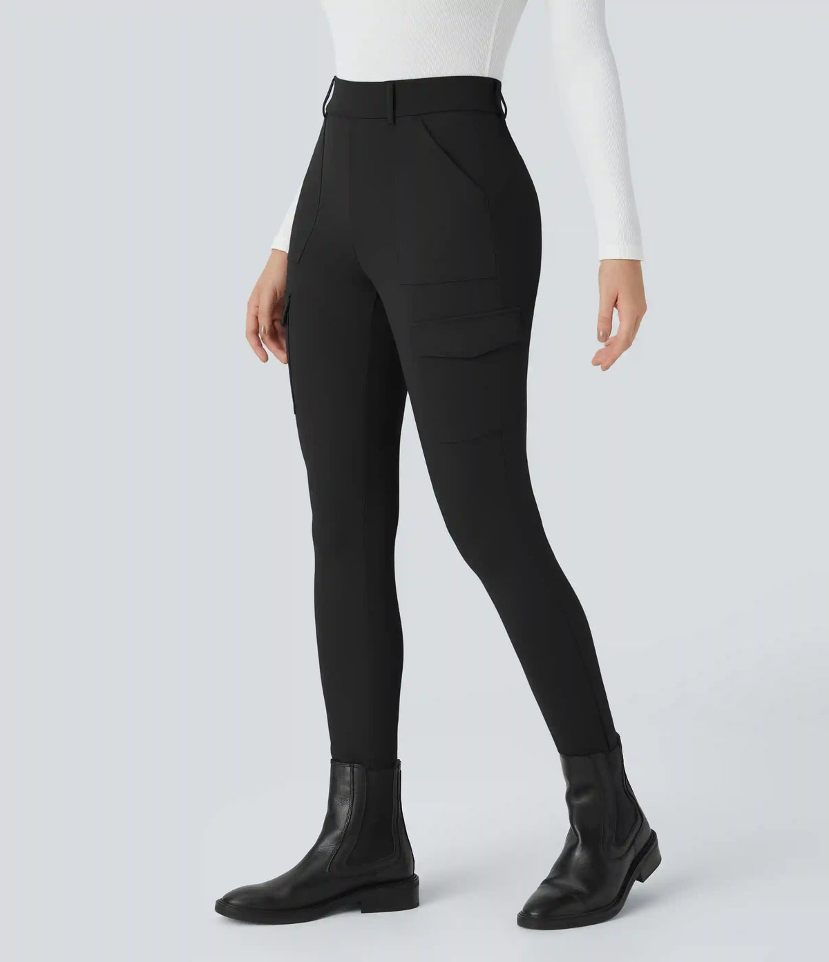 Halara Flex™ DayStretch High Waisted Pockets Skinny Cargo Work Pants