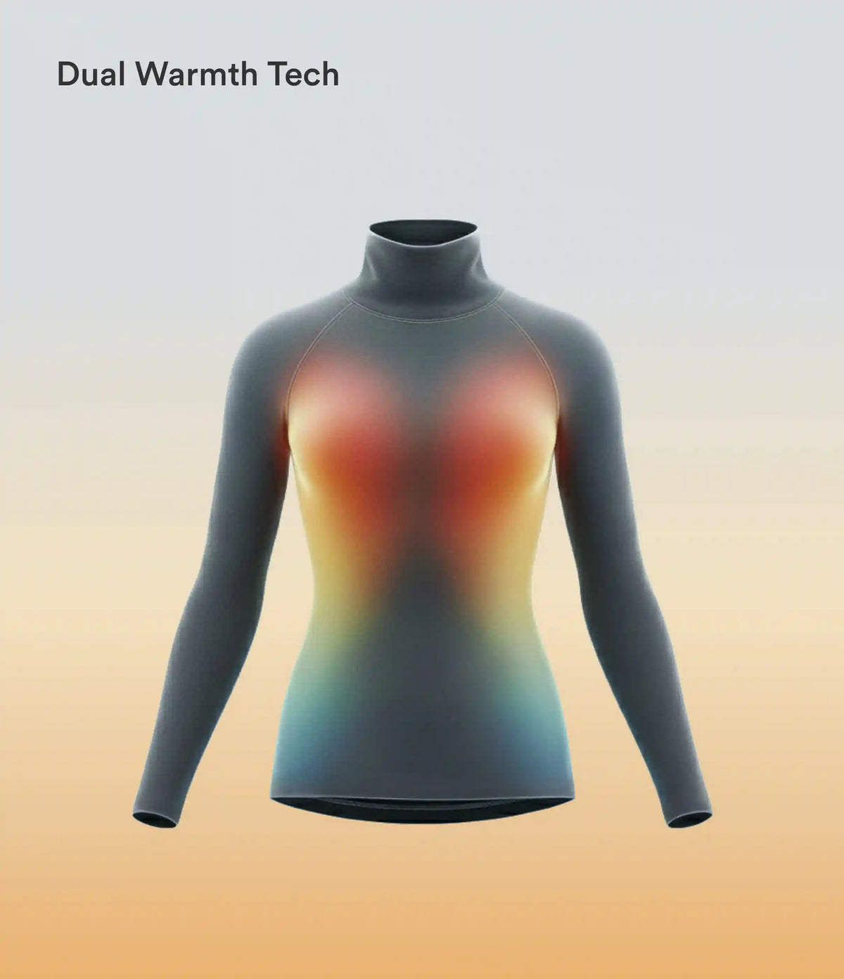 Halara HeatCore Turtleneck Long Sleeve Thumb Hole Casual Warming Top