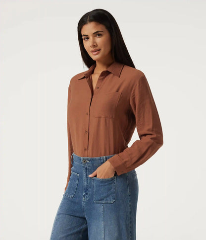 Long Sleeve Work Shirt with Pocket