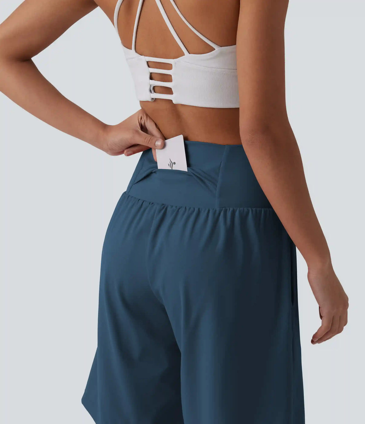SoftlyZero™ Airy Super High Waisted 2-in-1 InstantCool Yoga Shorts 9" with Pockets