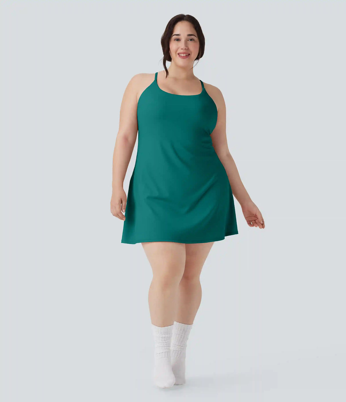 SoftlyZero™ Plush Active Plus Size Dress-Longer Length-Easy Peezy Edition