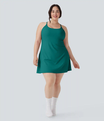 SoftlyZero™ Plush Active Plus Size Dress-Longer Length-Easy Peezy Edition